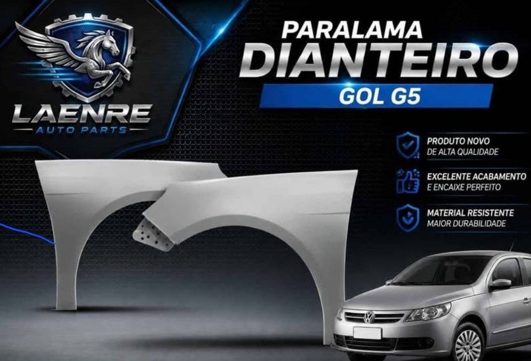 Paralama dianteiro Gol G5